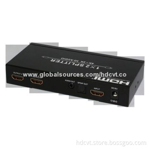 HDMI 1.4 Splitter 1 x 2, Supports 30, 36, 48-bit Per Pixel Deep Color